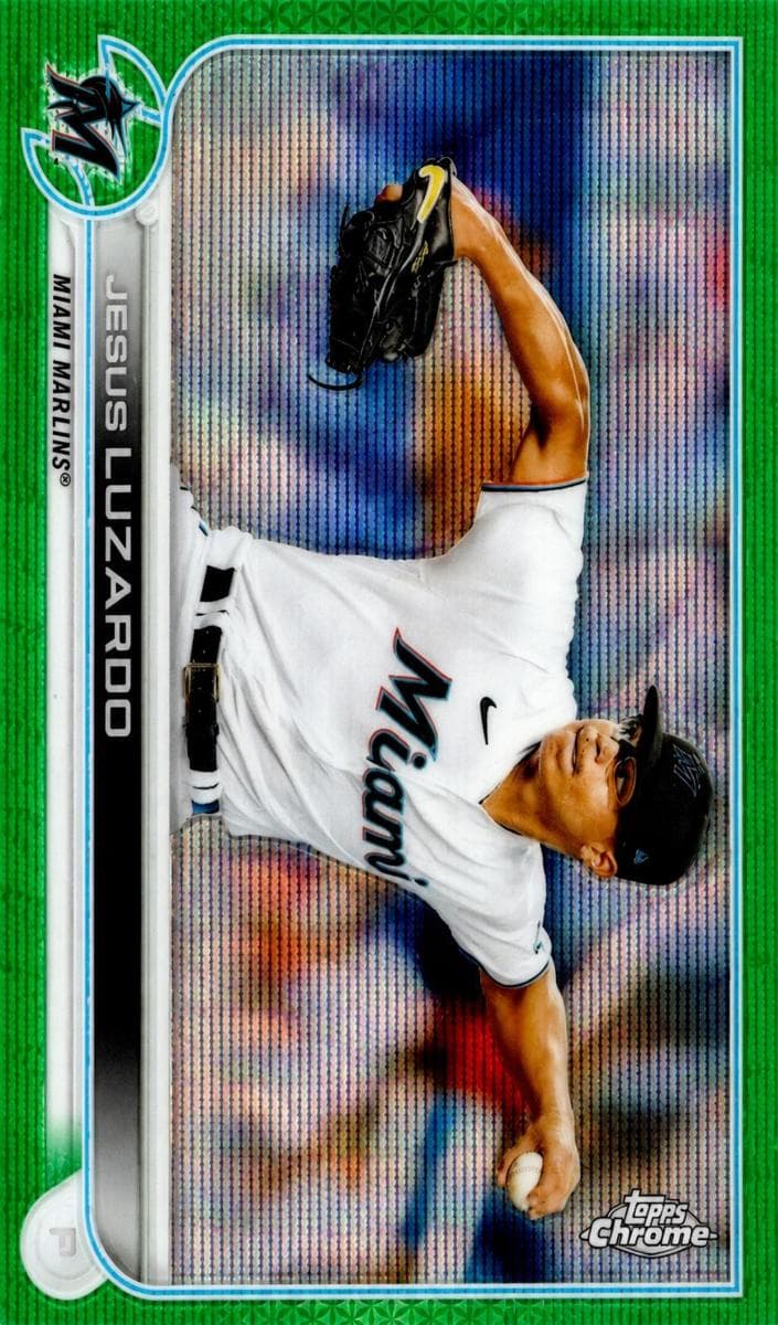 Jesus Luzardo 2022 topps Topps Chrome