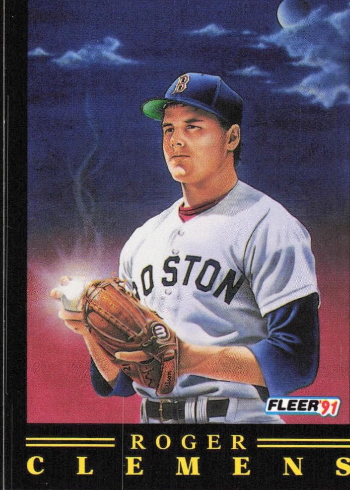 Roger Clemens 1991 fleer