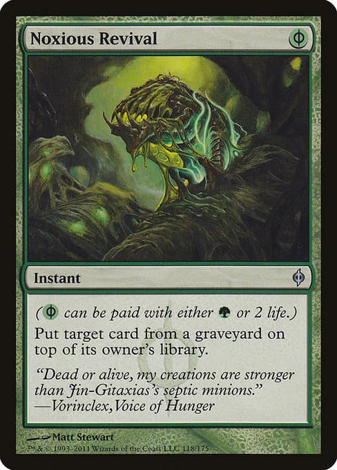Noxious Revival 2011 Magic: The Gathering New Phyrexia
