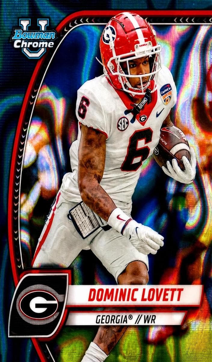 Dominic Lovett 2024 bowman Bowman University Chrome