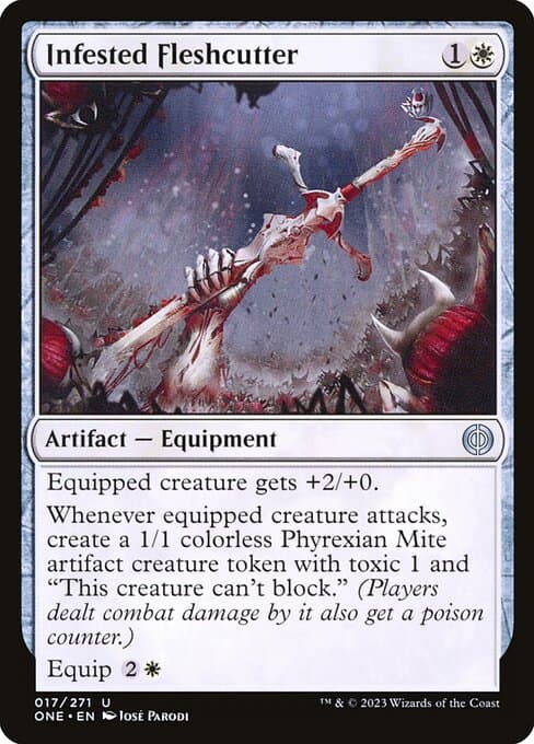 Infested Fleshcutter 2023 Magic: The Gathering Phyrexia: All Will Be One