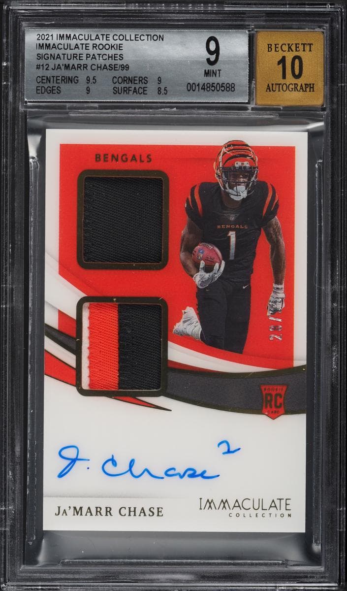 Ja'Marr Chase 2021 panini