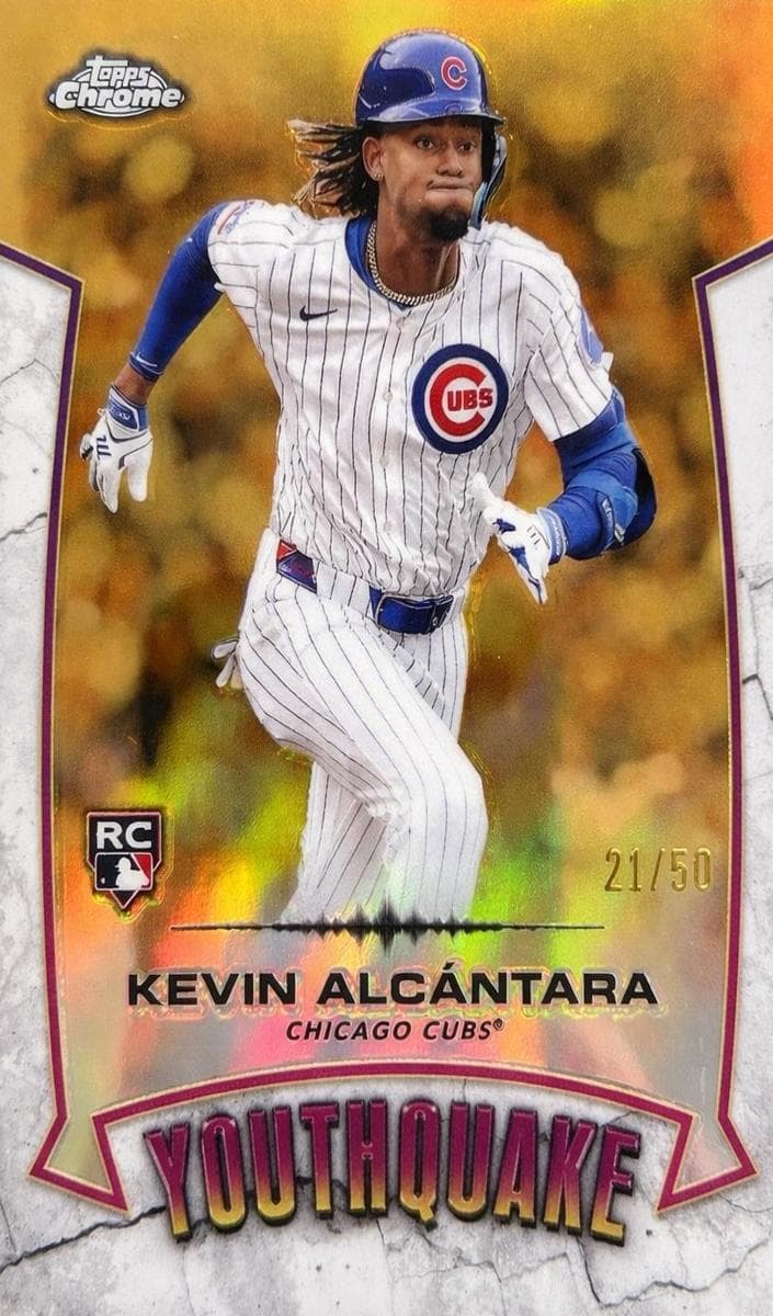 Kevin Alcántara 2025 topps Chrome