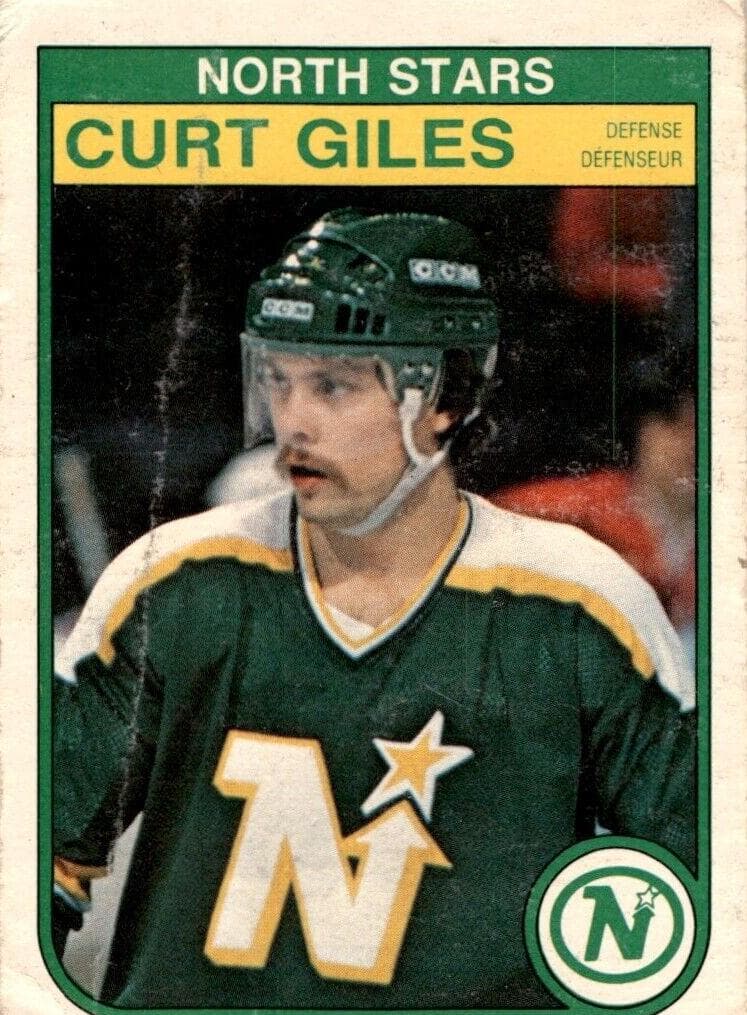 Curt Giles trading card