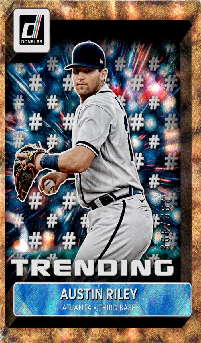 Austin Riley 2022 panini Donruss