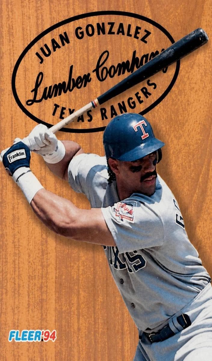 Juan Gonzalez 1994 fleer Fleer