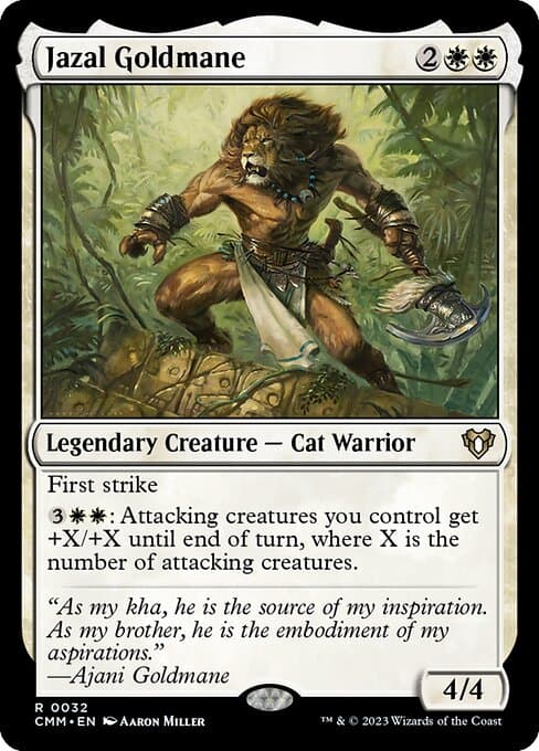 Jazal Goldmane 2024 Magic: The Gathering Bloomburrow Commander