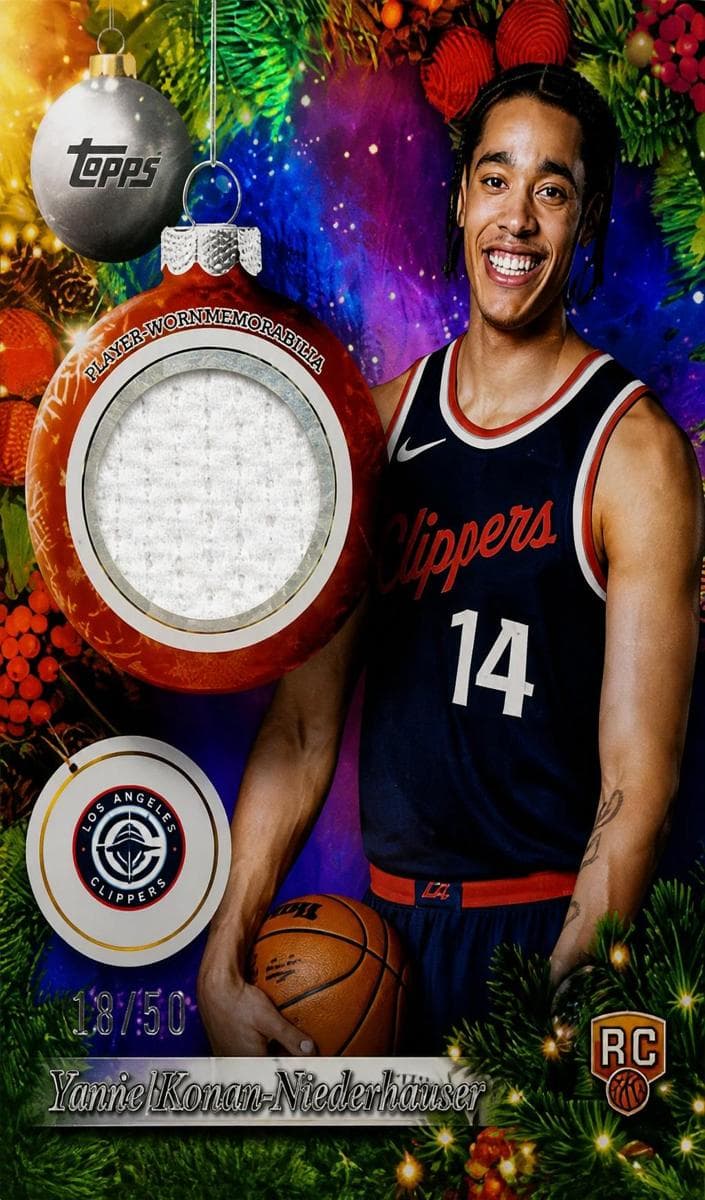 Yanic Konan Niederhauser 2025 topps Topps Holiday