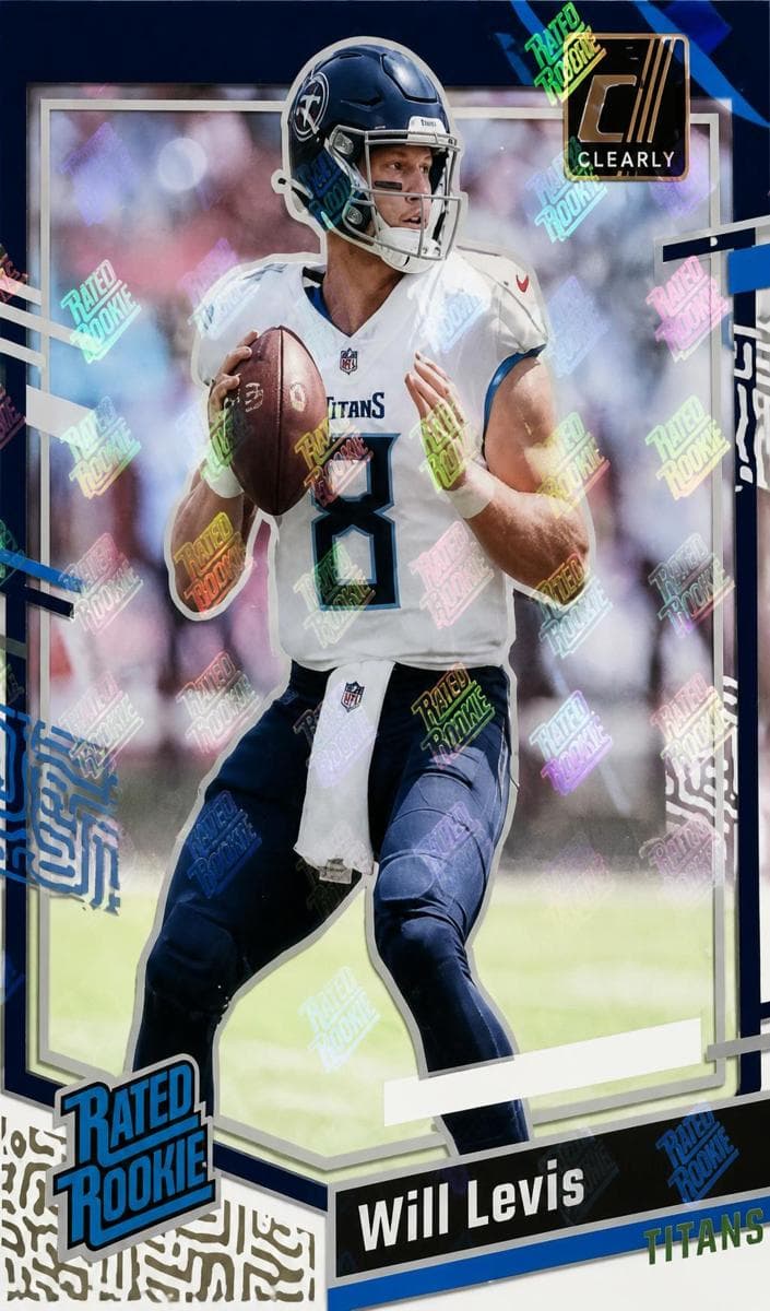 Will Levis 2023 panini Clearly Donruss