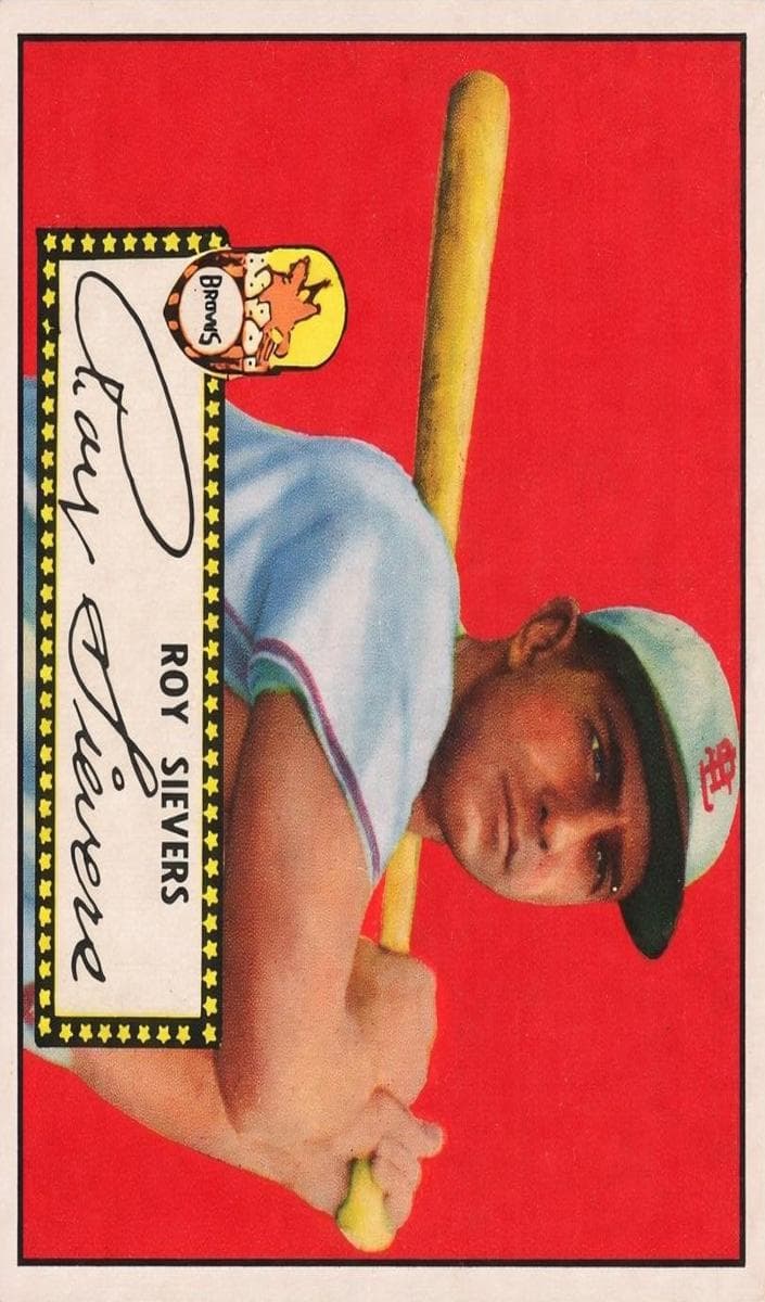 Roy Sievers 1952 topps Topps