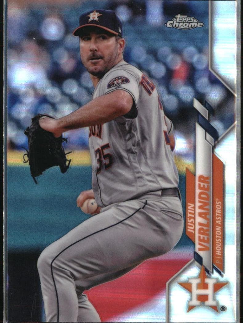 Justin Verlander 2020 topps Topps Chrome