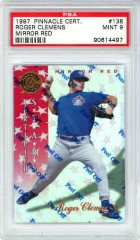 Roger Clemens 1997 panini