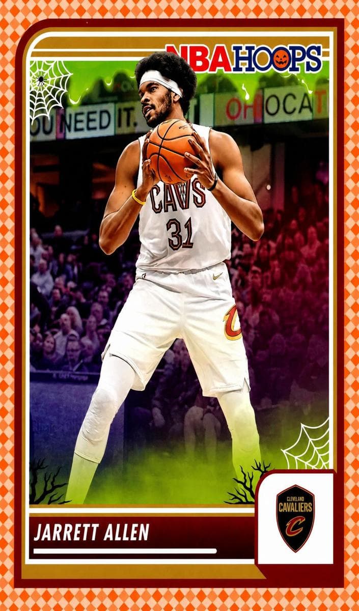 Jarrett Allen 2023 panini Hoops Haunted Hoops