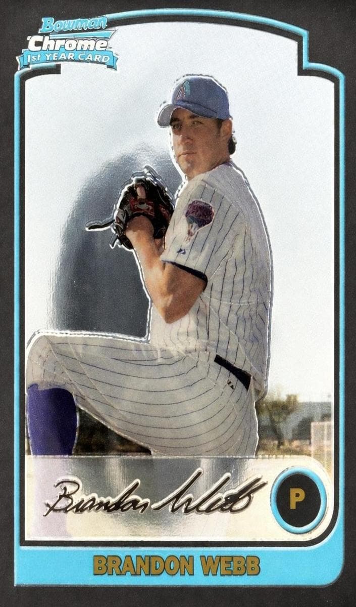 Brandon Webb trading card