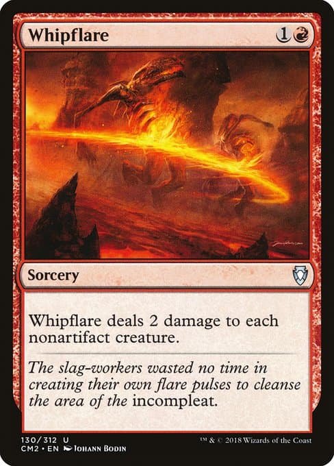Whipflare 2011 Magic: The Gathering New Phyrexia Foil