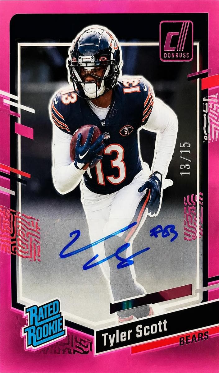 Tyler Scott 2023 panini Clearly Donruss