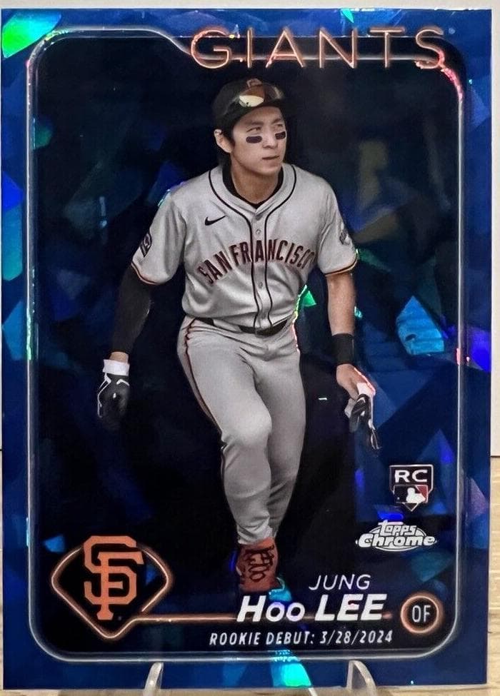 Jung Hoo Lee 2024 topps Topps Chrome Update Sapphire Edition