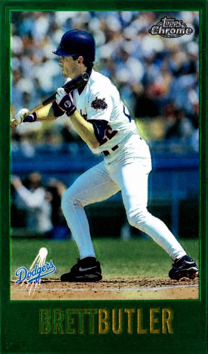 Brett Butler 1997 topps Topps Chrome