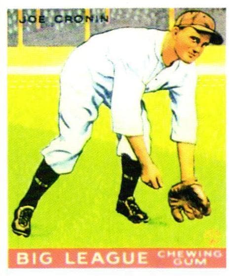 Joe Cronin 1933 unknown Goudey