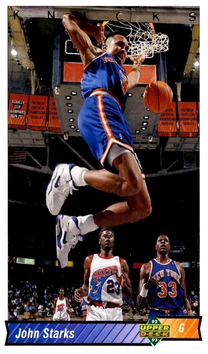 John Starks 1992 upper-deck Upper Deck
