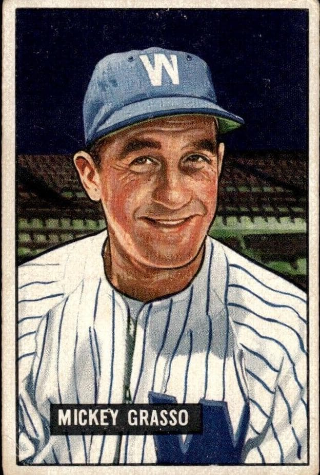 Mickey Grasso 1951 bowman Bowman