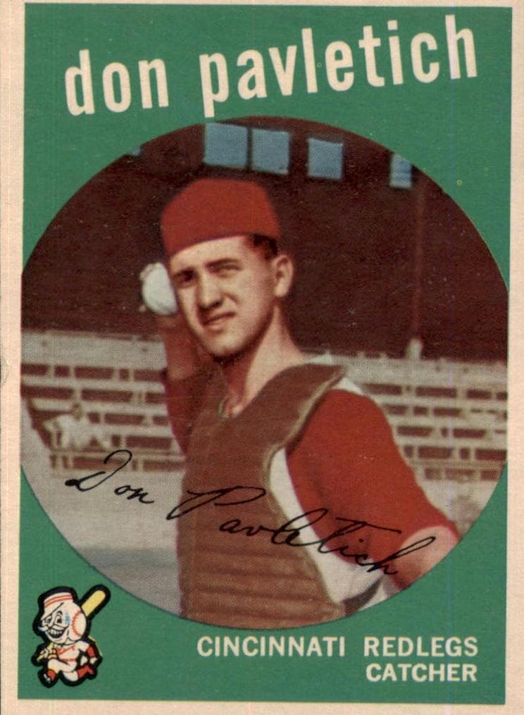 Don Pavletich 1959 topps