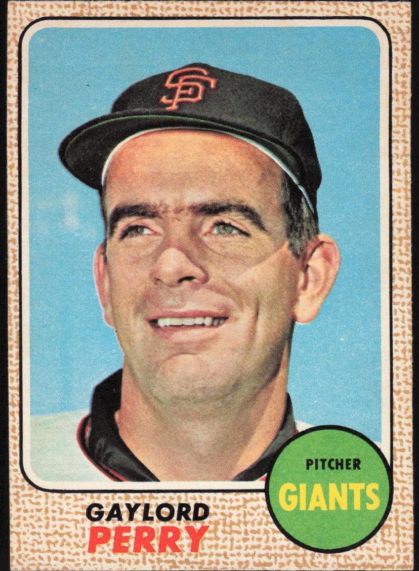 Gaylord Perry 1968 topps O-Pee-Chee