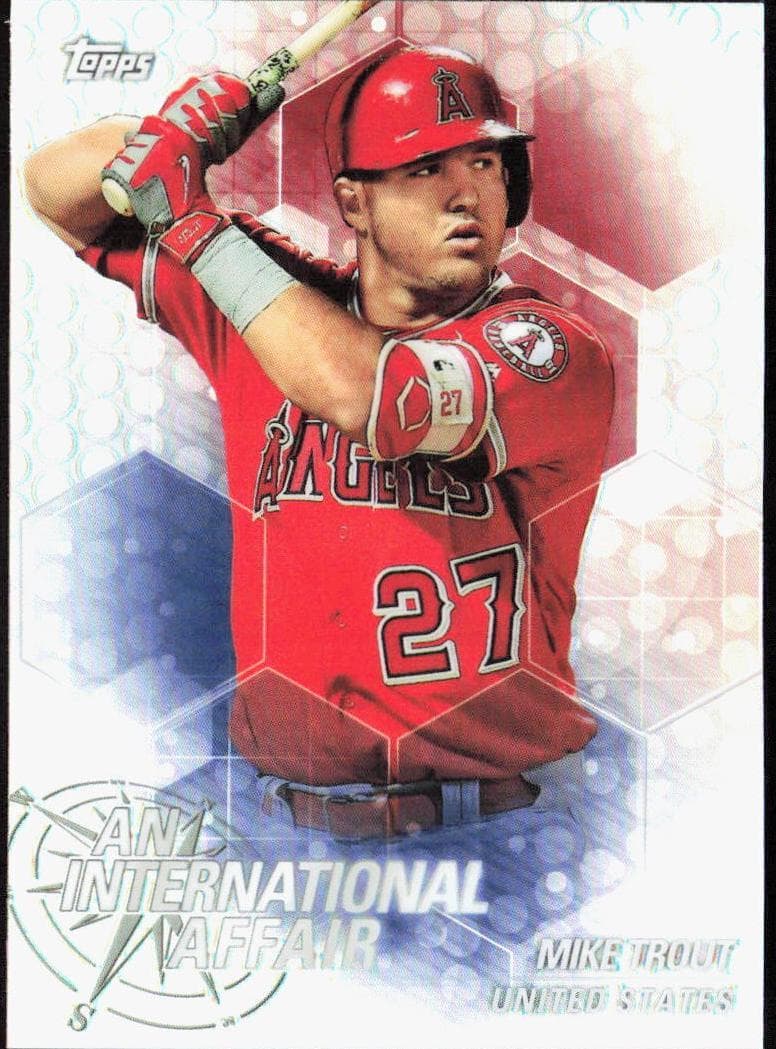 Mike Trout 2018 topps Topps Chrome Update