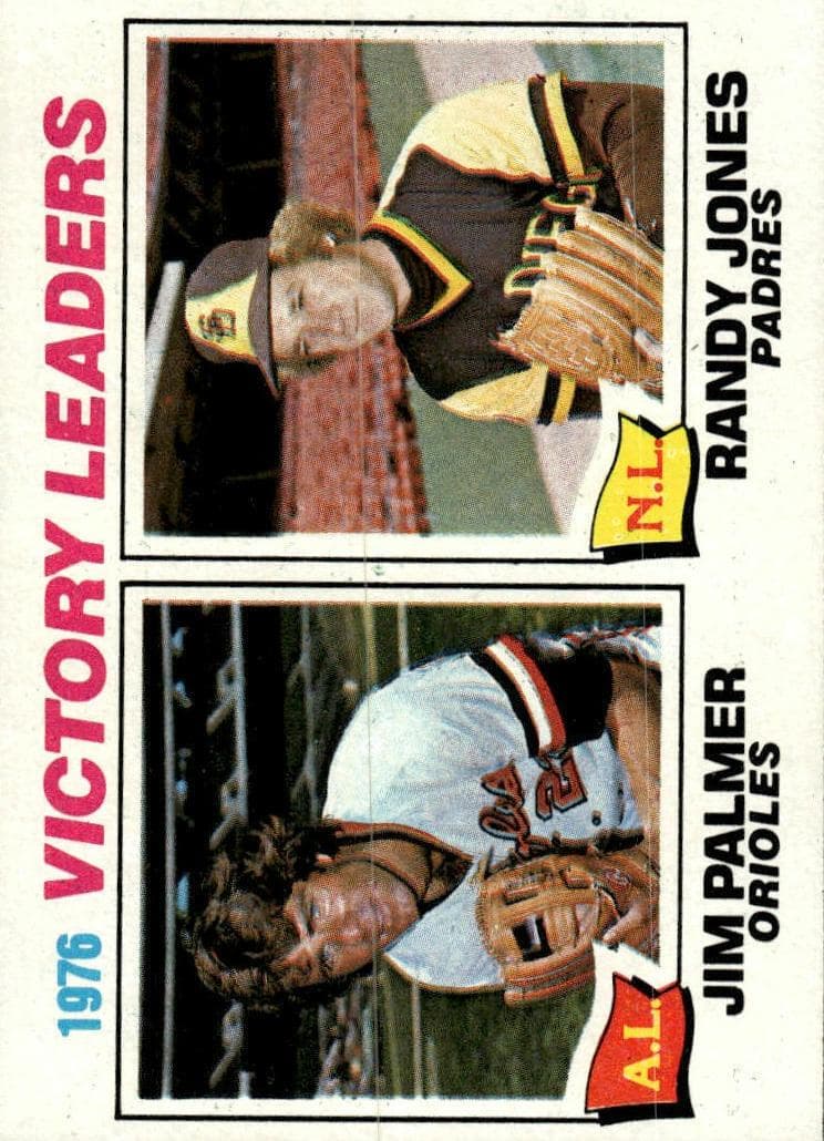 1976 Victory Leaders (Jim Palmer / Randy Jones) #5