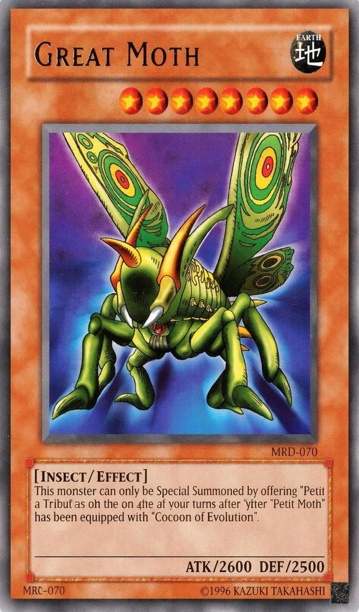 Great Moth 2002 Yu-Gi-Oh! Metal Raiders