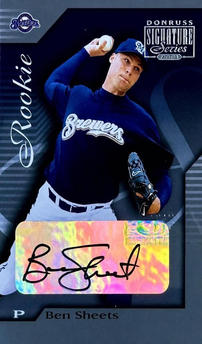 Ben Sheets 2001 panini Donruss Signature