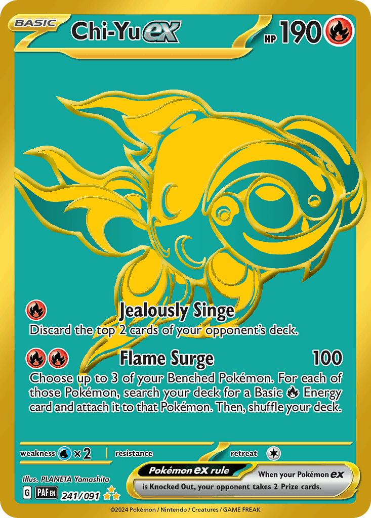 Chi-Yu ex 2024 Pokemon