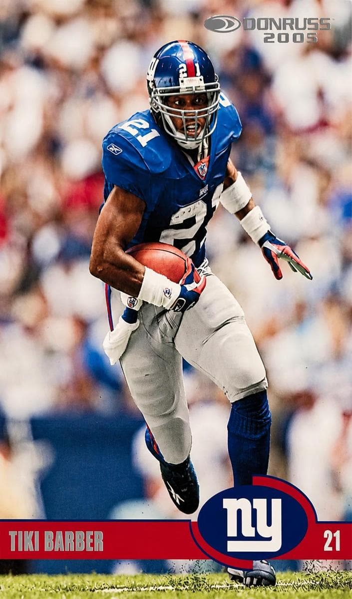 Tiki Barber 2023 panini Donruss