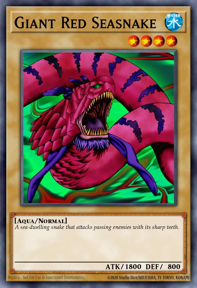 Giant Red Seasnake #TP4-007