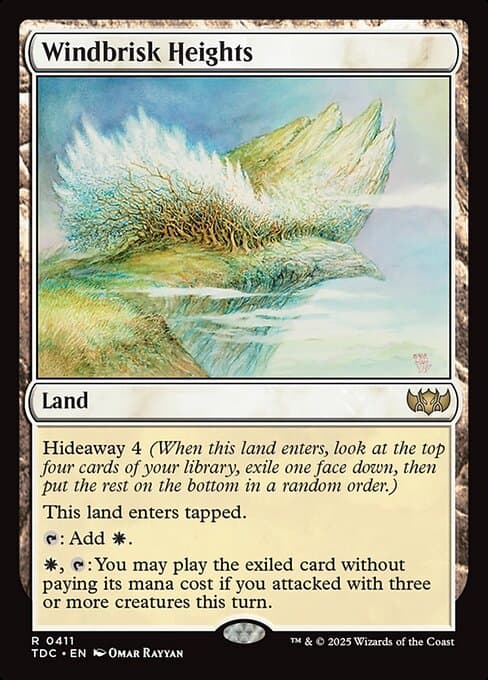 Windbrisk Heights 2022 Magic: The Gathering New Capenna Commander
