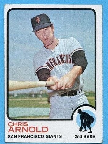 Chris Arnold 1973 topps Topps