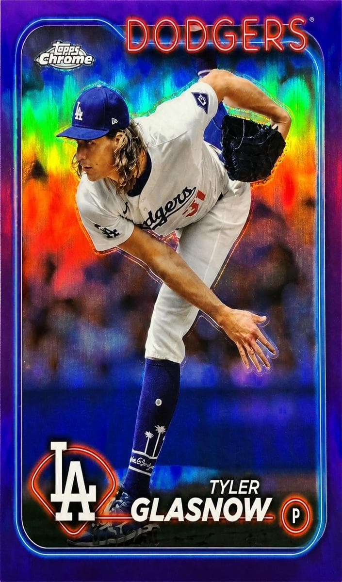 Tyler Glasnow 2024 topps Topps Chrome Update