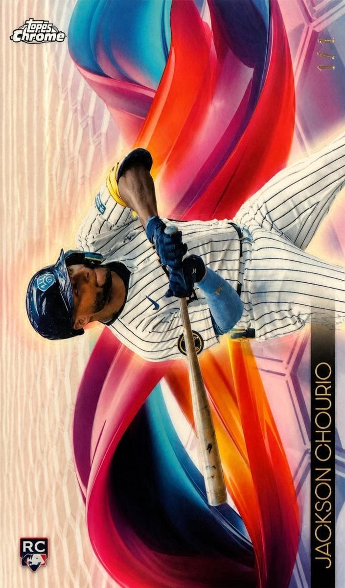 Jackson Chourio 2024 topps Topps Chrome Update