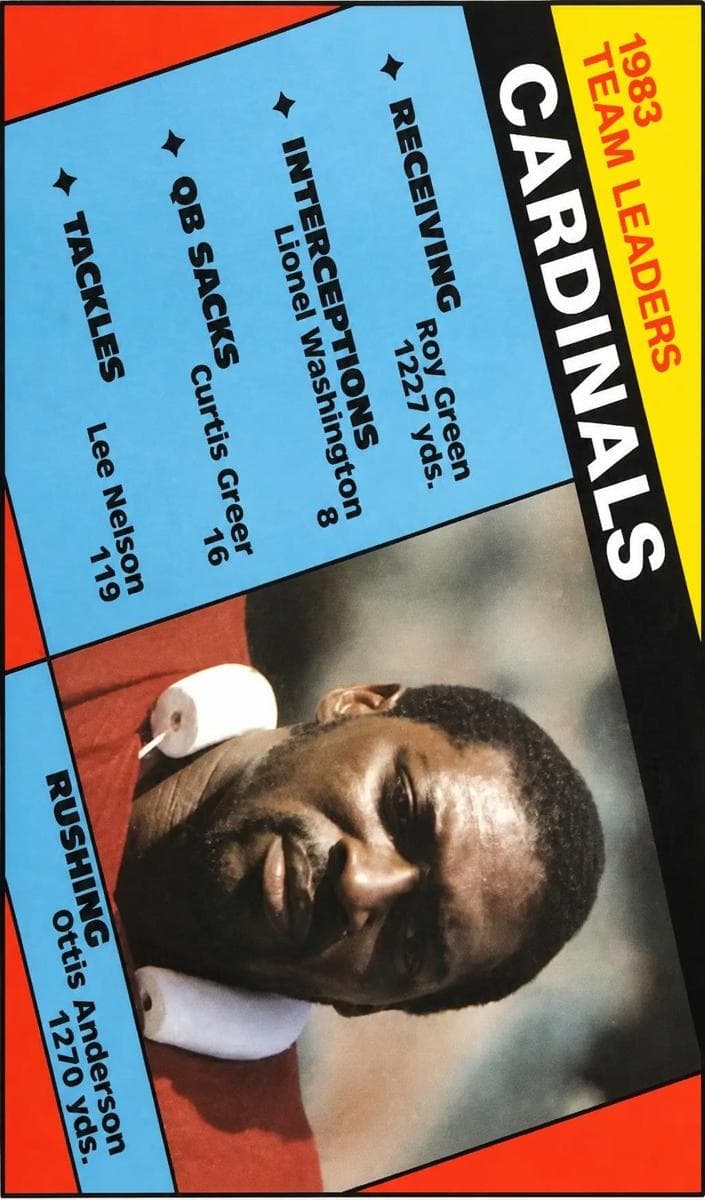 Cardinals Team Leaders - Ottis Anderson #337