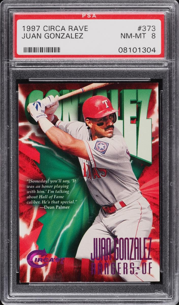 Juan Gonzalez 1997 unknown Circa