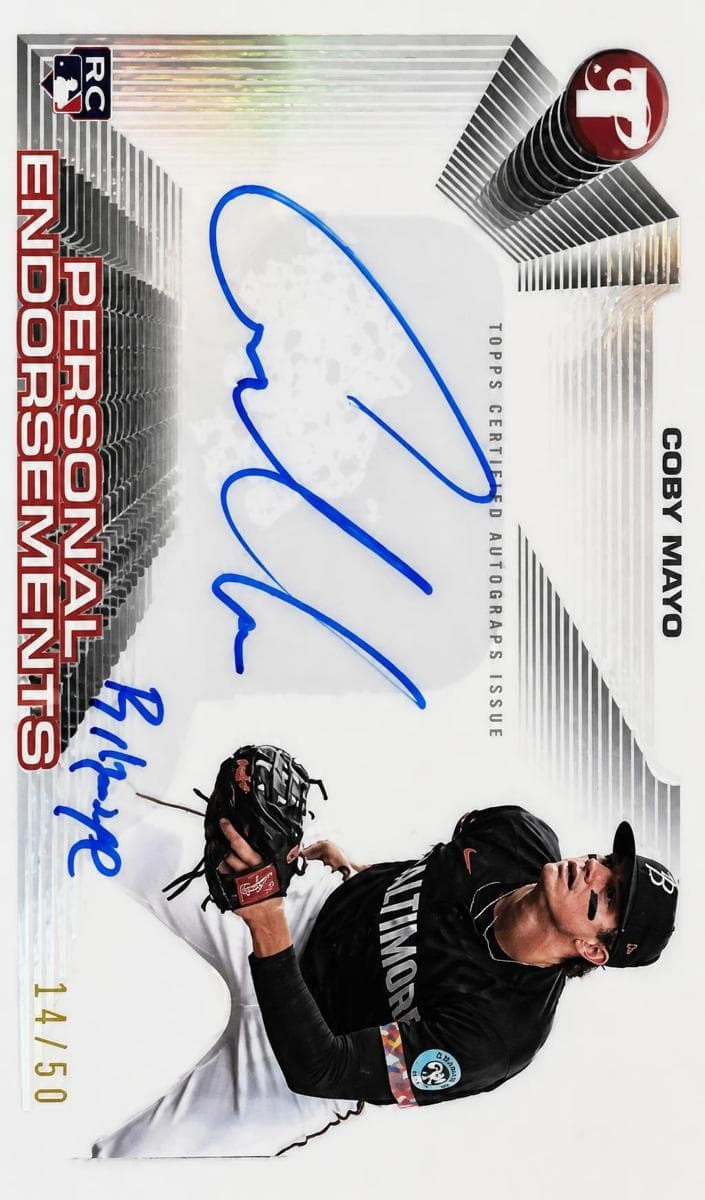 Coby Mayo 2025 topps Topps Pristine