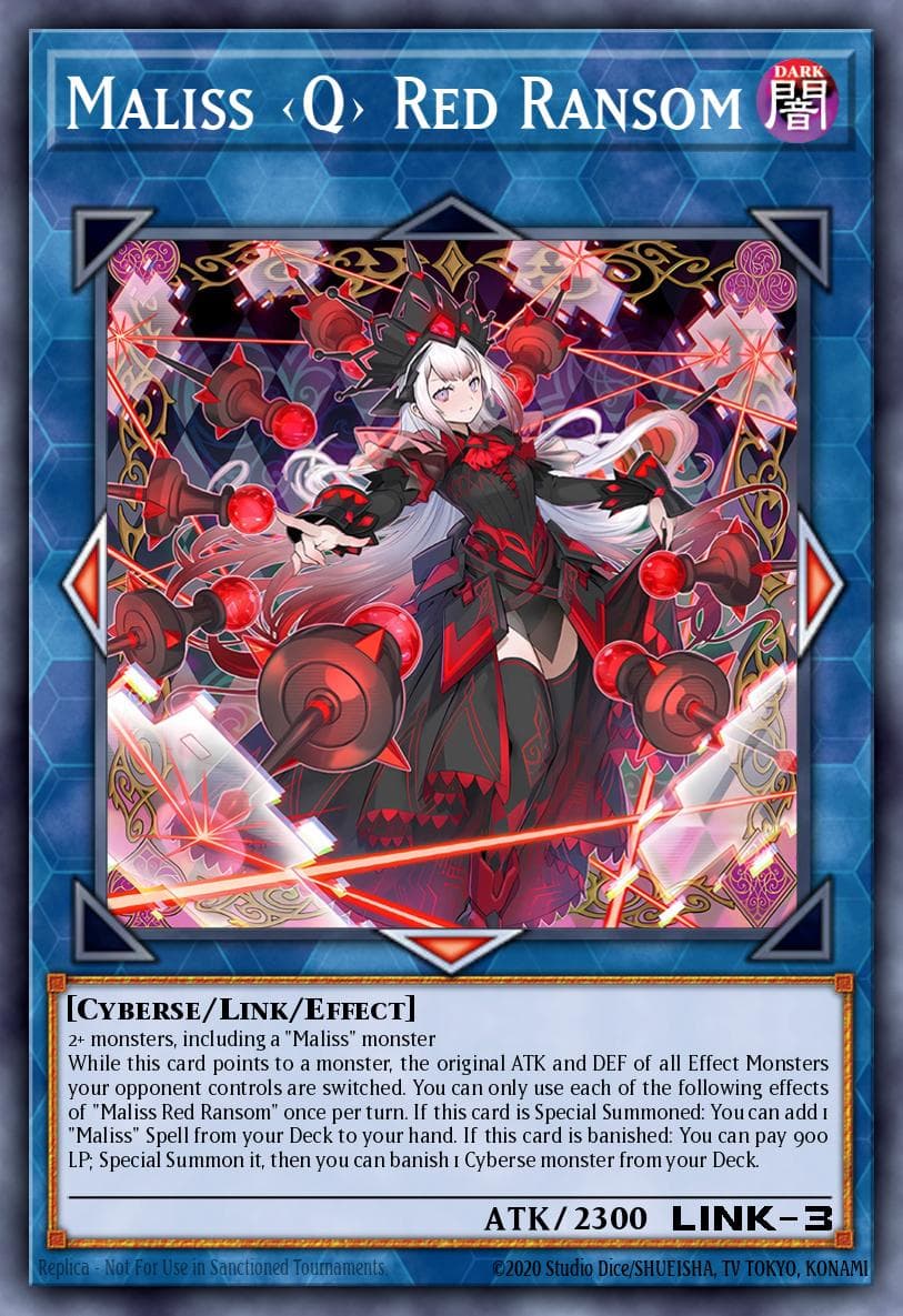 Maliss <Q> Red Ransom 2025 Yu-Gi-Oh! 2025 Mega Pack Tin