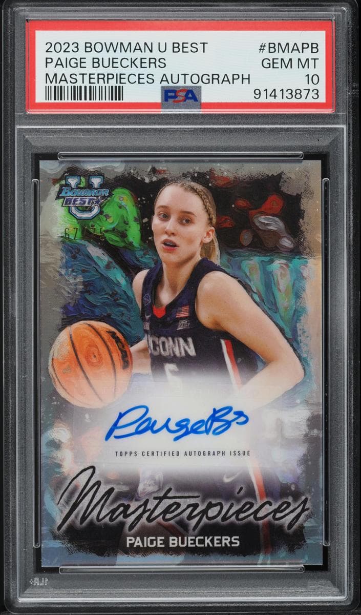 Paige Bueckers 2023 bowman