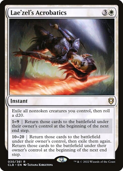 Lae'zel's Acrobatics 2022 Magic: The Gathering Commander Legends: Battle for Baldur's Gate