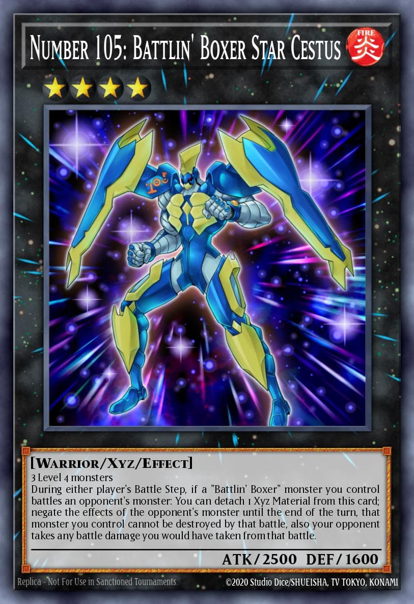 Number 105: Battlin' Boxer Star Cestus #MP14-EN028