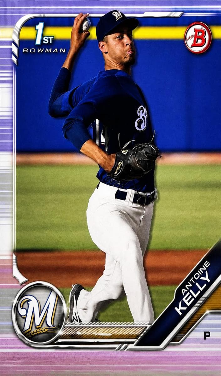 Antoine Kelly 2019 bowman Bowman Draft