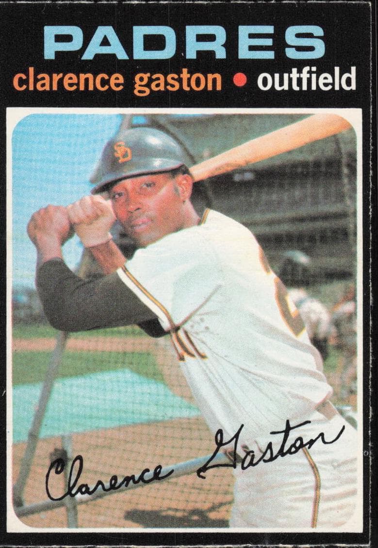 Clarence Gaston 1971 topps O-Pee-Chee