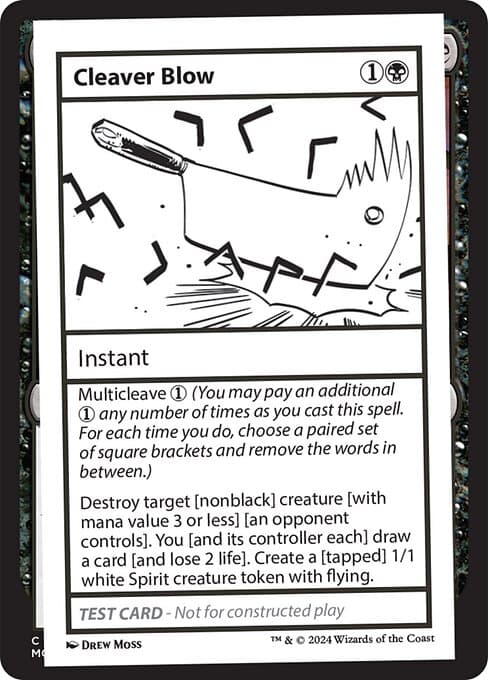 Cleaver Blow 2024 Magic: The Gathering Mystery Booster 2