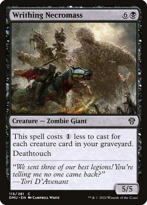 Writhing Necromass 2022 Magic: The Gathering Dominaria United