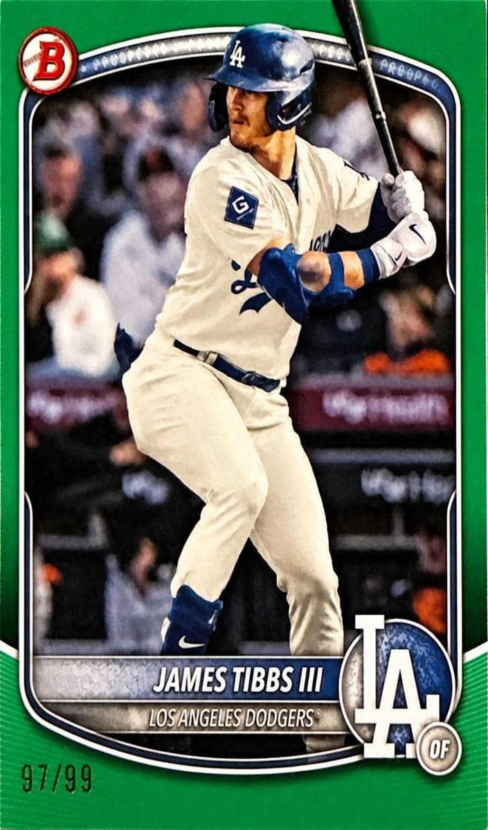 James Tibbs III 2025 bowman Bowman Draft